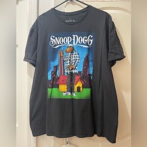 Snoop Dog Joe cool the dogg collection rap Black Graphic T-Shirt size XL